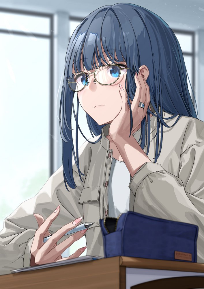 【二次】眼鏡女子画像　その３